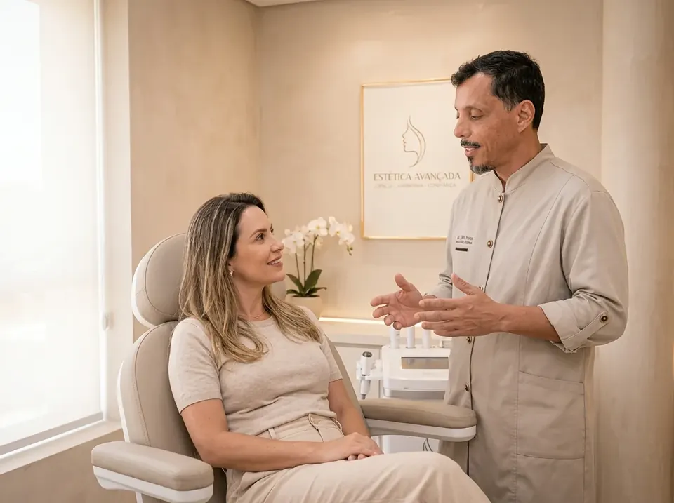 Vandel Viéga em atendimento na clínica Shiva Zen